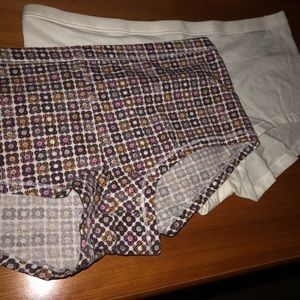 Hanes boy shorts and high thigh underwear